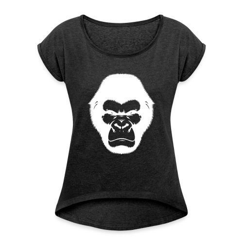 Gorille - T-shirt à manches retroussées Femme