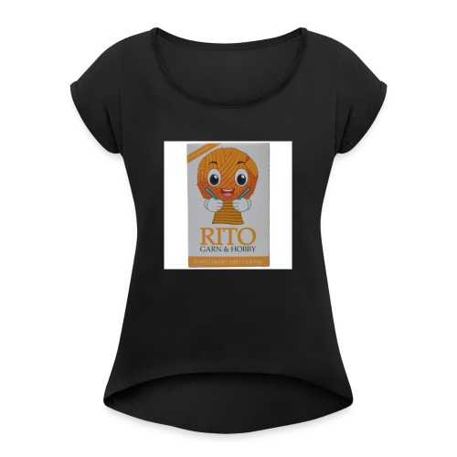Rito Strik - Dame T-shirt med rulleærmer