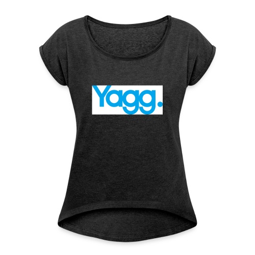 yagglogorvb - T-shirt à manches retroussées Femme