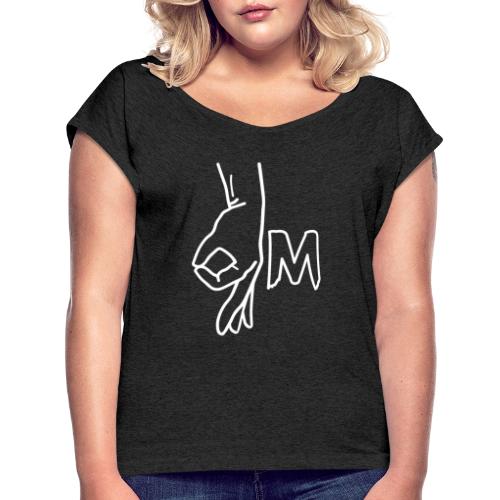 Om Alles Ok - Frauen T-Shirt mit gerollten Ärmeln