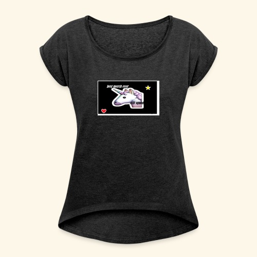 unicorn - Women's T-Shirt with rolled up sleeves