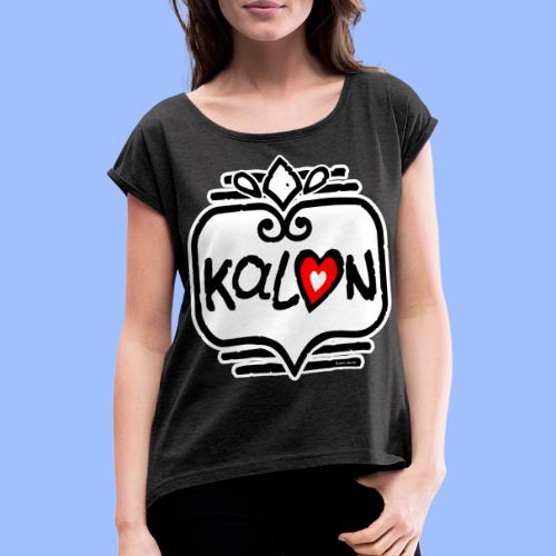 Kalon coeur de Bretagne - T-shirt à manches retroussées Femme