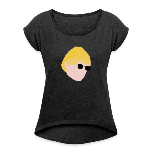 Boeie Ruurd Icon - Vrouwen T-shirt met opgerolde mouwen