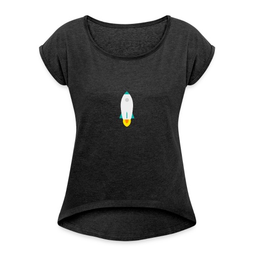rocket - T-shirt à manches retroussées Femme