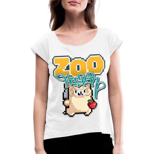 ZooKeeper Apple - Women's T-Shirt with rolled up sleeves