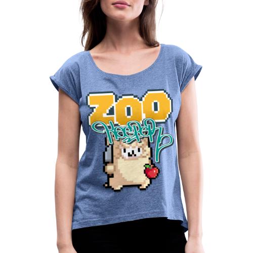 ZooKeeper Apple - Women's T-Shirt with rolled up sleeves