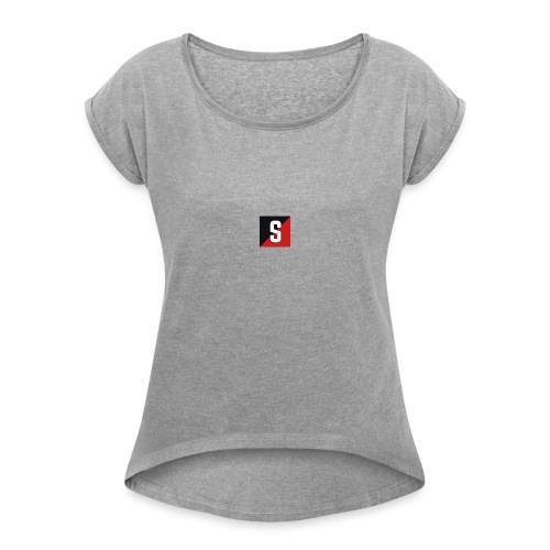 Sjakie - T-shirt à manches retroussées Femme