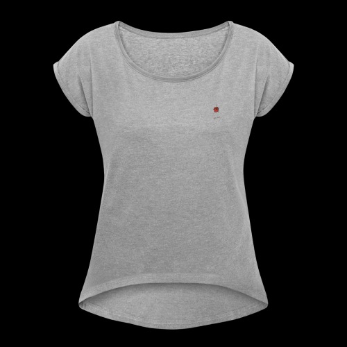 Horb BY TAiTO - Naisten T-paita, jossa rullatut hihat