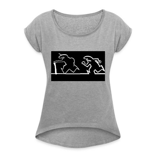 Trail & run - T-shirt à manches retroussées Femme