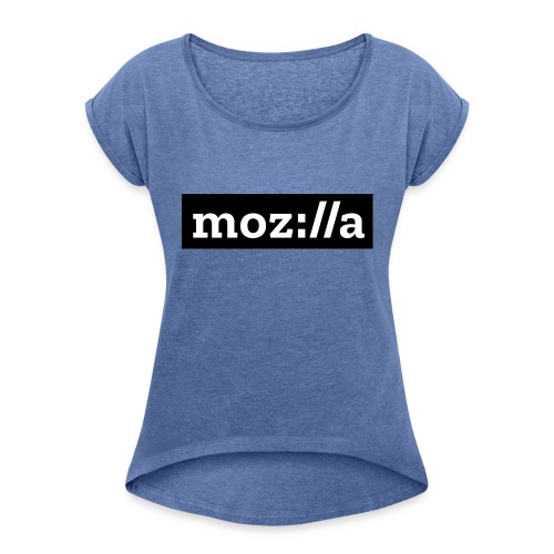 Mozilla - T-shirt à manches retroussées Femme