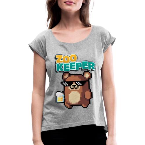 ZooKeeper Nightlife 2 - Women's T-Shirt with rolled up sleeves
