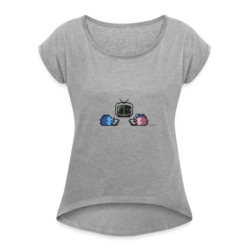 Pong - Frauen T-Shirt mit gerollten Ärmeln