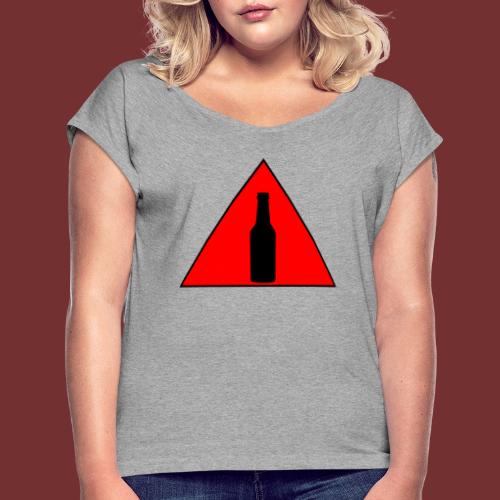 Anonymer Alkoholiker - Frauen T-Shirt mit gerollten Ärmeln