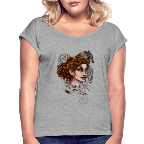 Shima Wolfar - T-shirt à manches retroussées Femme