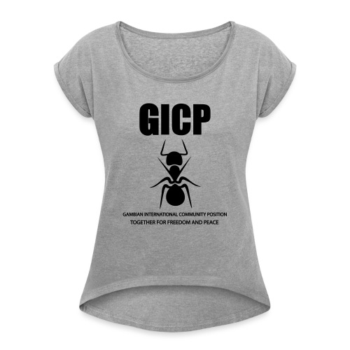 GICP T-SHIRT - Women's T-Shirt with rolled up sleeves