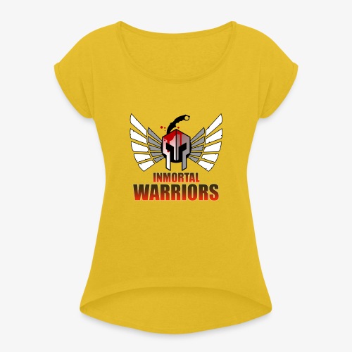 The Inmortal Warriors Team - Women's T-Shirt with rolled up sleeves