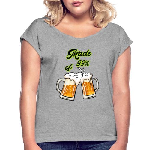 Made of beer - Maglietta da donna con risvolti