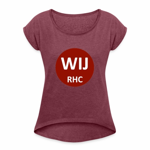 WIJ RHC - Vrouwen T-shirt met opgerolde mouwen
