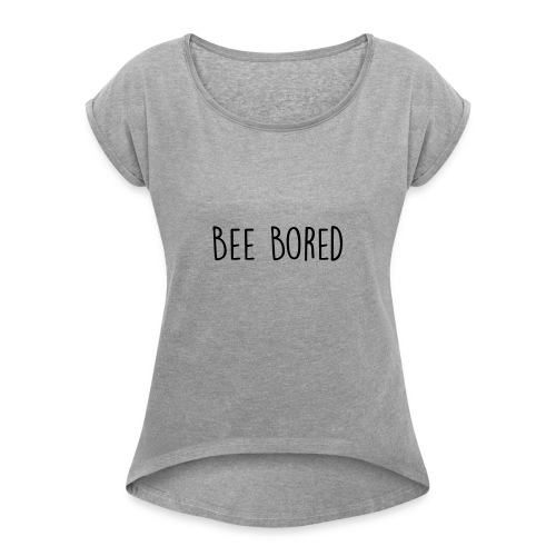 NAME LOGO BORED BEE - T-shirt à manches retroussées Femme