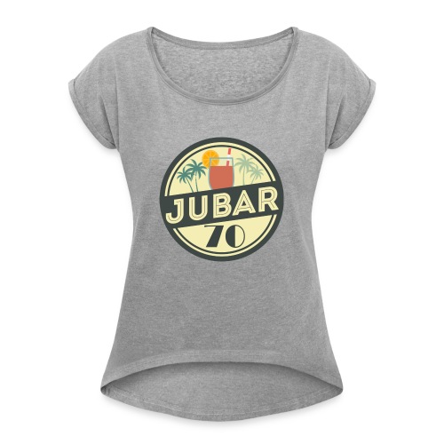 Norman Jubar Logo - Frauen T-Shirt mit gerollten Ärmeln