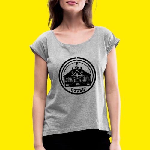 Raadhuis Maarn - Vrouwen T-shirt met opgerolde mouwen