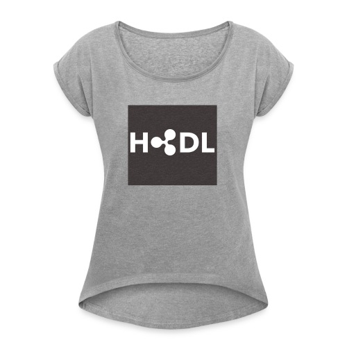 Hodl - T-shirt à manches retroussées Femme