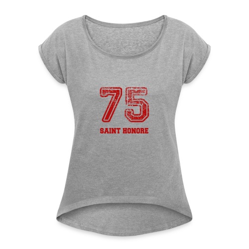 75 Saint Honoré - Women's T-Shirt with rolled up sleeves