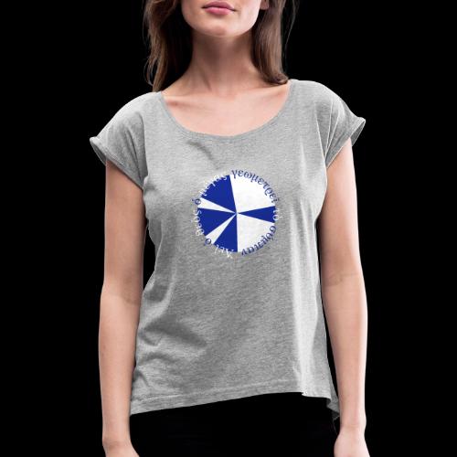 geometrie - Frauen T-Shirt mit gerollten Ärmeln