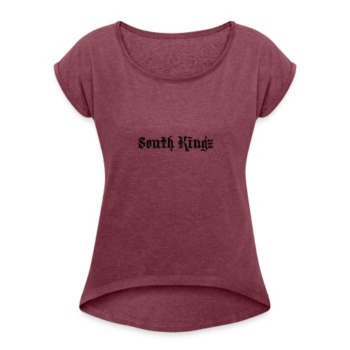 southkingz - T-shirt à manches retroussées Femme
