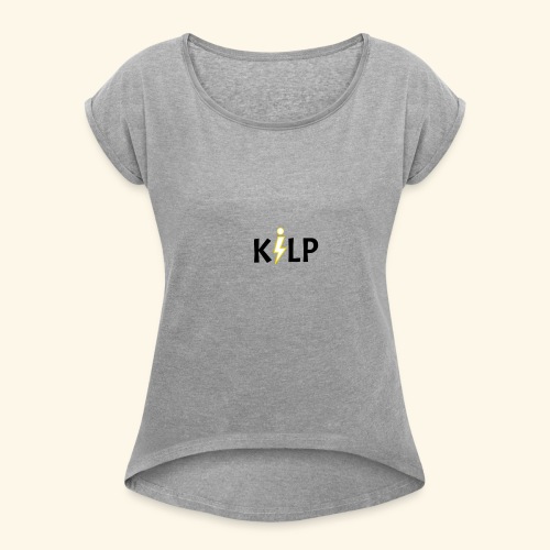 KILP - Camiseta con manga enrollada mujer