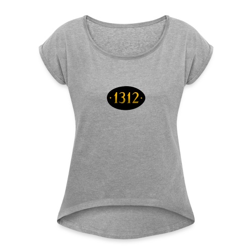 1312 - Frauen T-Shirt mit gerollten Ärmeln