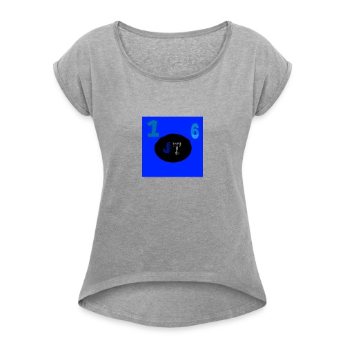 JakeyTruck16 special logo - Women's T-Shirt with rolled up sleeves