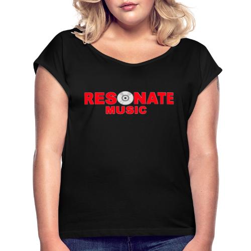 Resonate Musik - T-shirt med upprullade ärmar dam
