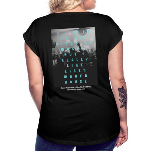 All Kinds of Music - Frauen T-Shirt mit gerollten Ärmeln