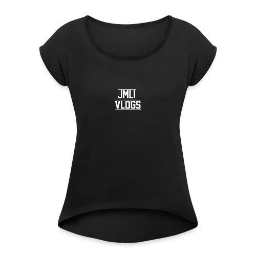 JMLI BASIC LOGO - Women's T-Shirt with rolled up sleeves