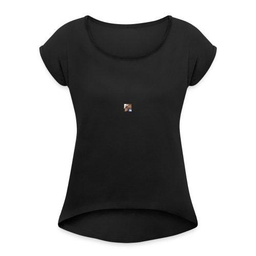photo 1 - Women's T-Shirt with rolled up sleeves