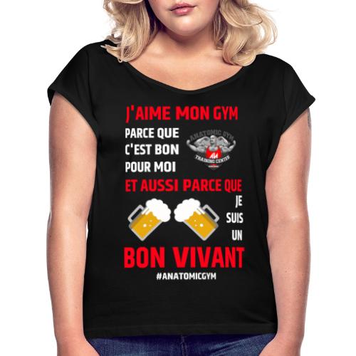 ANATOMIC GYM LIFESTYLE - T-shirt à manches retroussées Femme