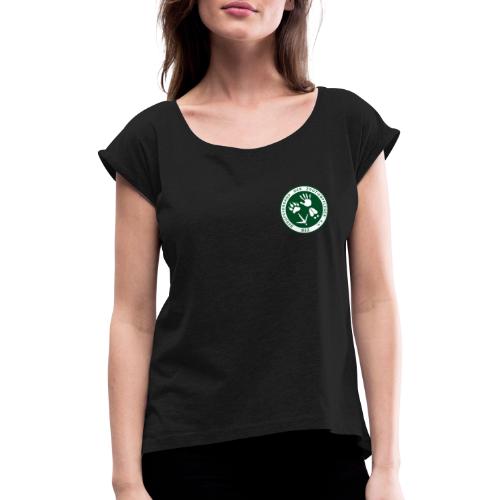 BdZ Logo - Frauen T-Shirt mit gerollten Ärmeln