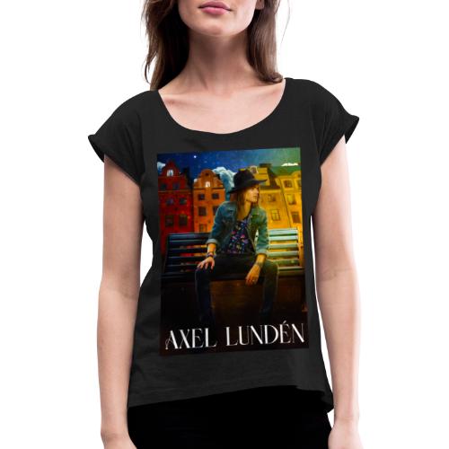 Axel Lundén - Under the Surface album motif 2 - Women's T-Shirt with rolled up sleeves