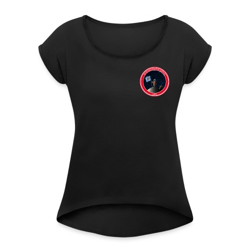 Logo stranded legends rot - Frauen T-Shirt mit gerollten Ärmeln