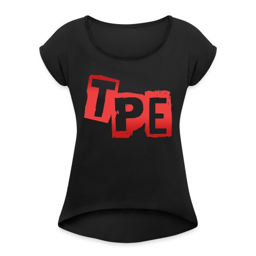 TPE Mugg - T-shirt med upprullade ärmar dam