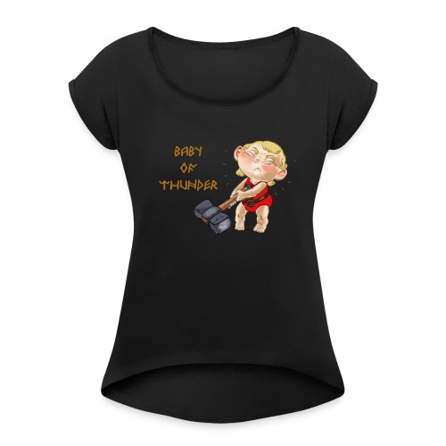 Baby Thor Camisetas - Camiseta con manga enrollada mujer