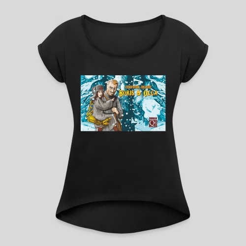 Tasche 2b jpg - Koszulka damska z lekko podwiniętymi rękawami