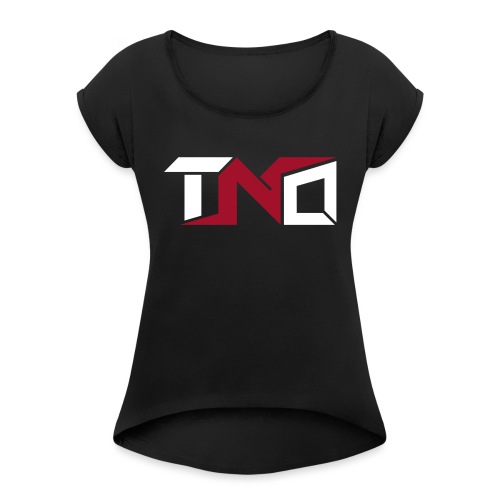 TNO LOGO 2 - Camiseta con manga enrollada mujer