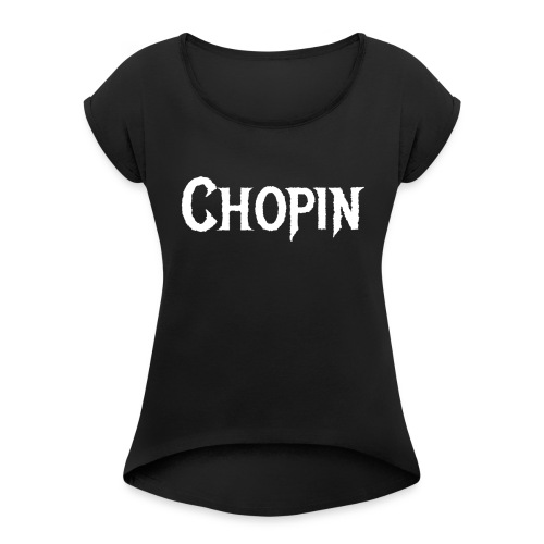 Chopin - Dame T-shirt med rulleærmer