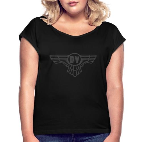 Adler Flügel - Frauen T-Shirt mit gerollten Ärmeln