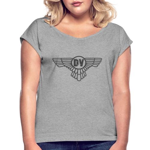 Adler Flügel - Frauen T-Shirt mit gerollten Ärmeln