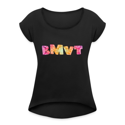 BMVT - Frauen T-Shirt mit gerollten Ärmeln