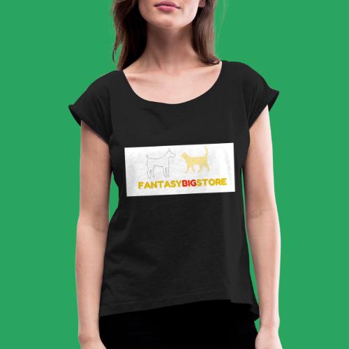 fantasybigstore.com official logo - Maglietta da donna con risvolti