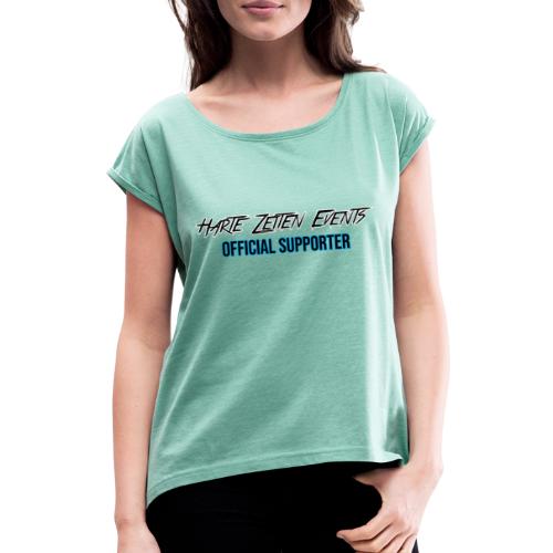 HZsupporter - Frauen T-Shirt mit gerollten Ärmeln
